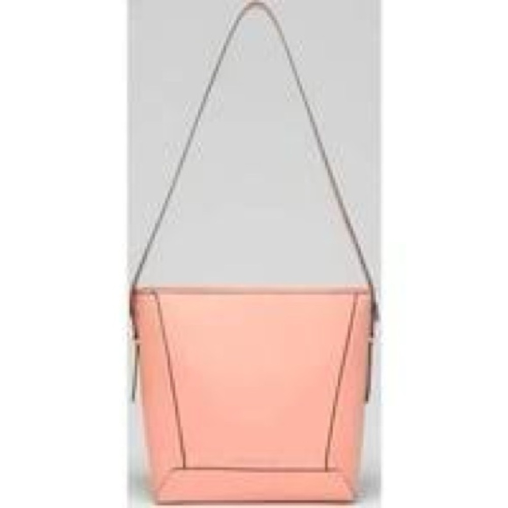NWT French Connection Peach Shoulder Bucket Bag